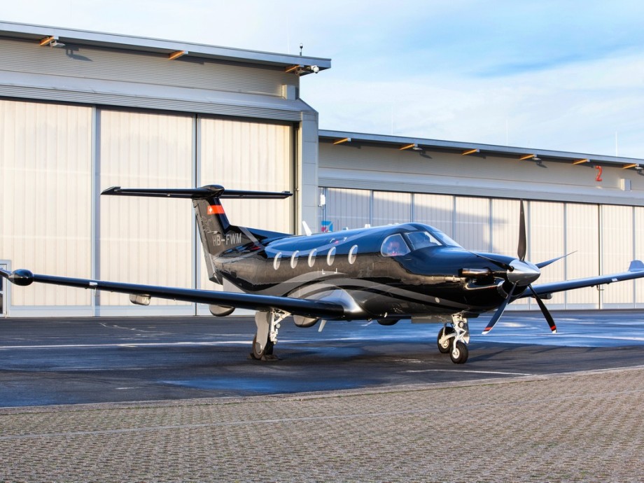 Pilatus PC12 aircraft