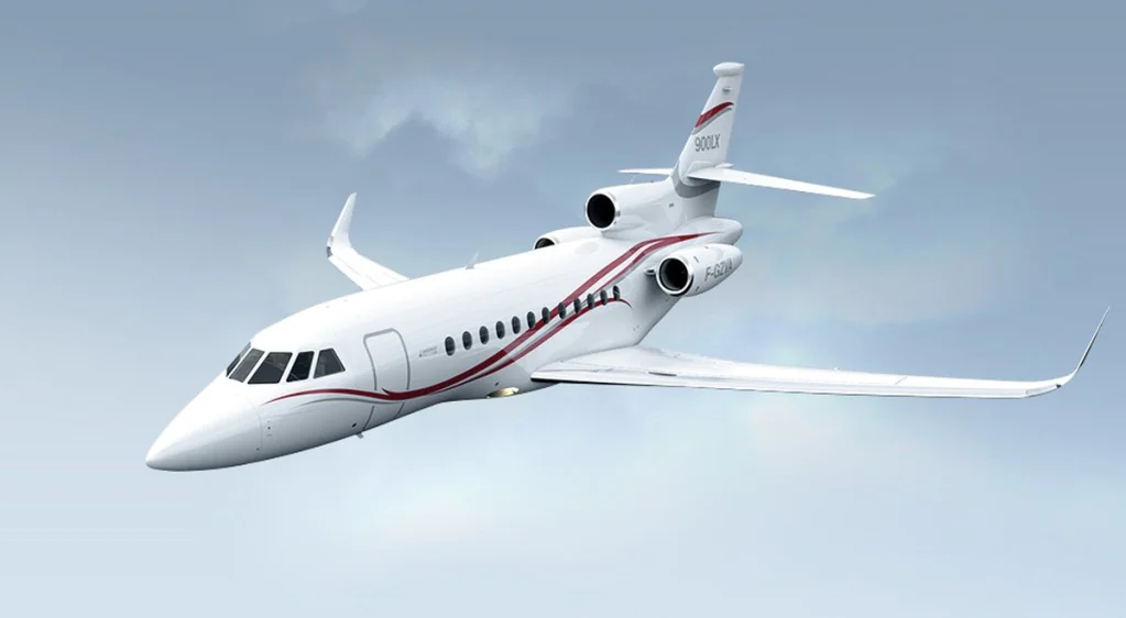 Falcon 900 aircraft