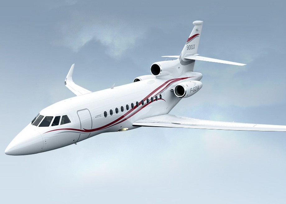 Falcon 900 aircraft