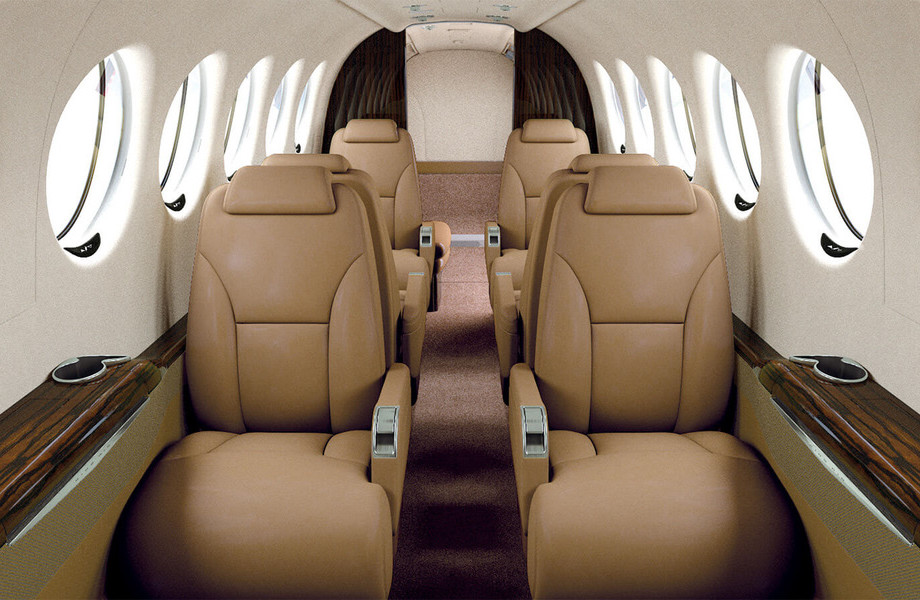 King Air 350i interior