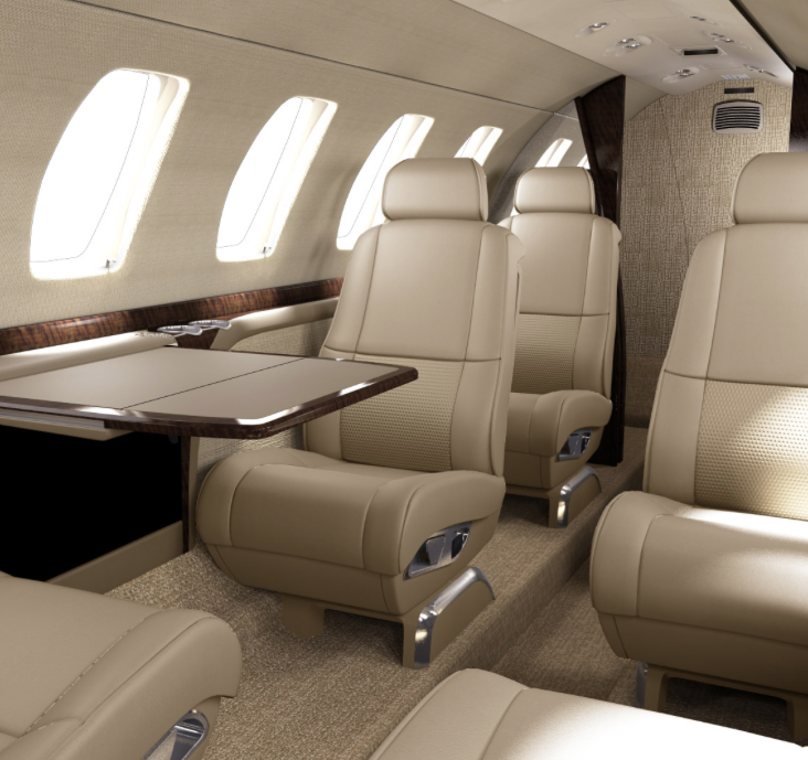 Citation CJ3 interior