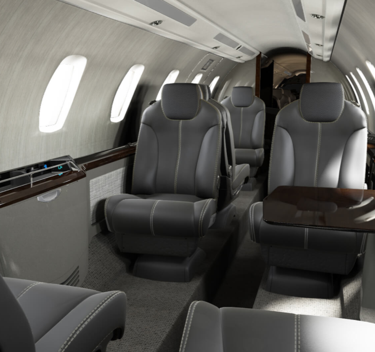 Citation X+ interior