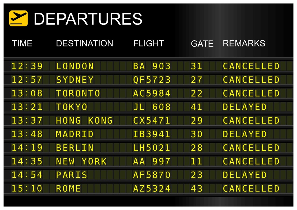 canceled commercial flights Hire private jet charter during bad weather