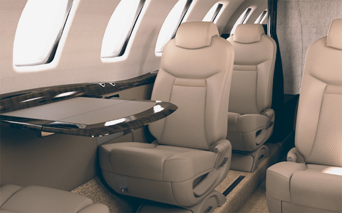 citation cj4 interior