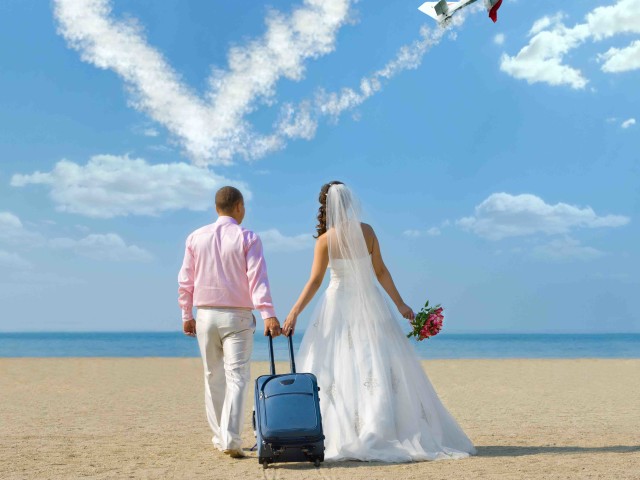 Charter a Private Jet for Your Wedding or Honeymoon