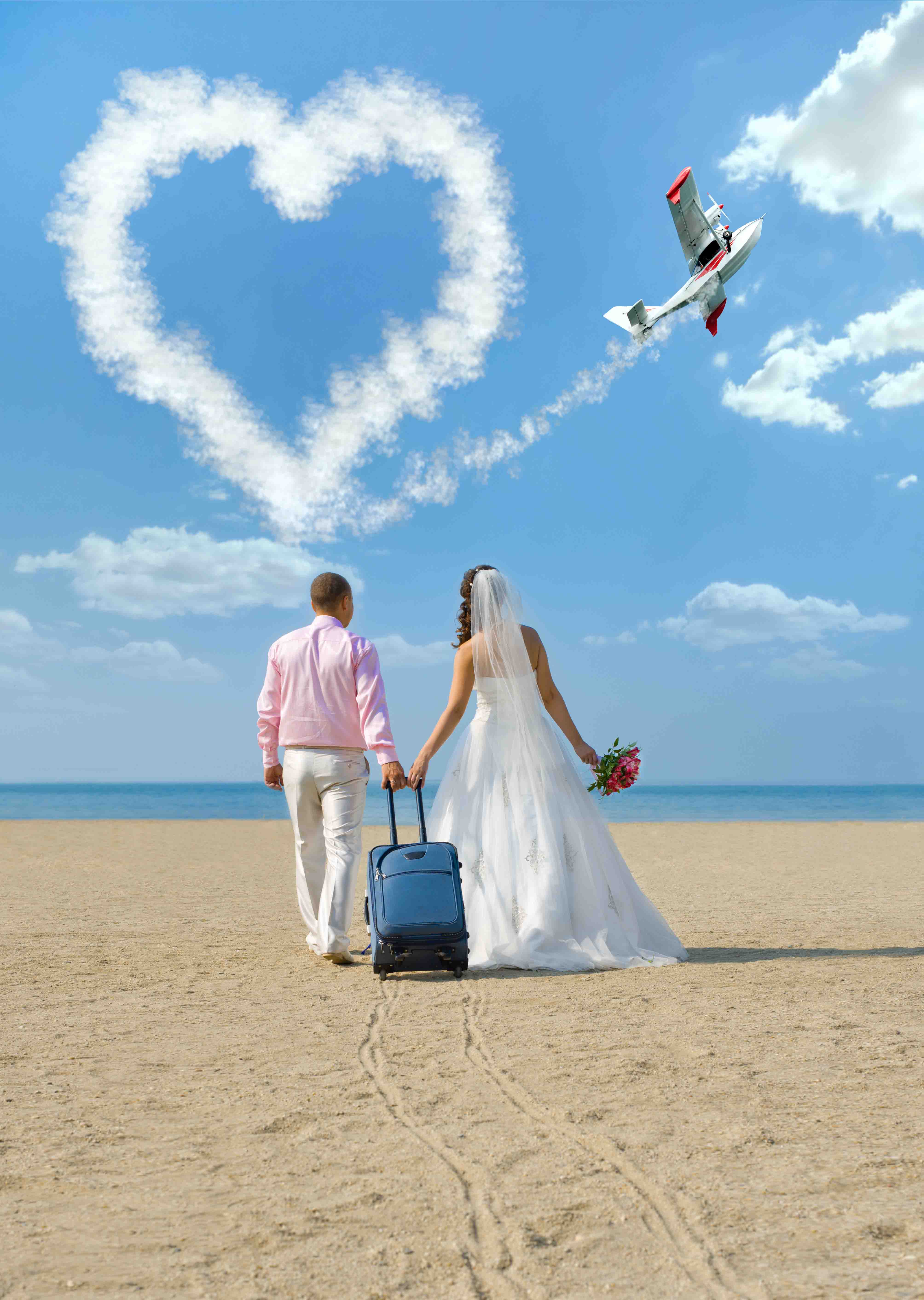 Charter a Private Jet for Your Wedding or Honeymoon