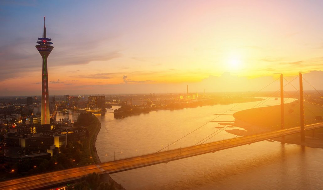 Dusseldorf Private Jet Charter Skyline