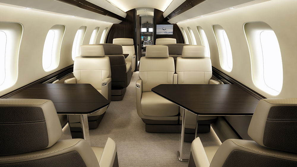 Bombardier Global 7500 interior