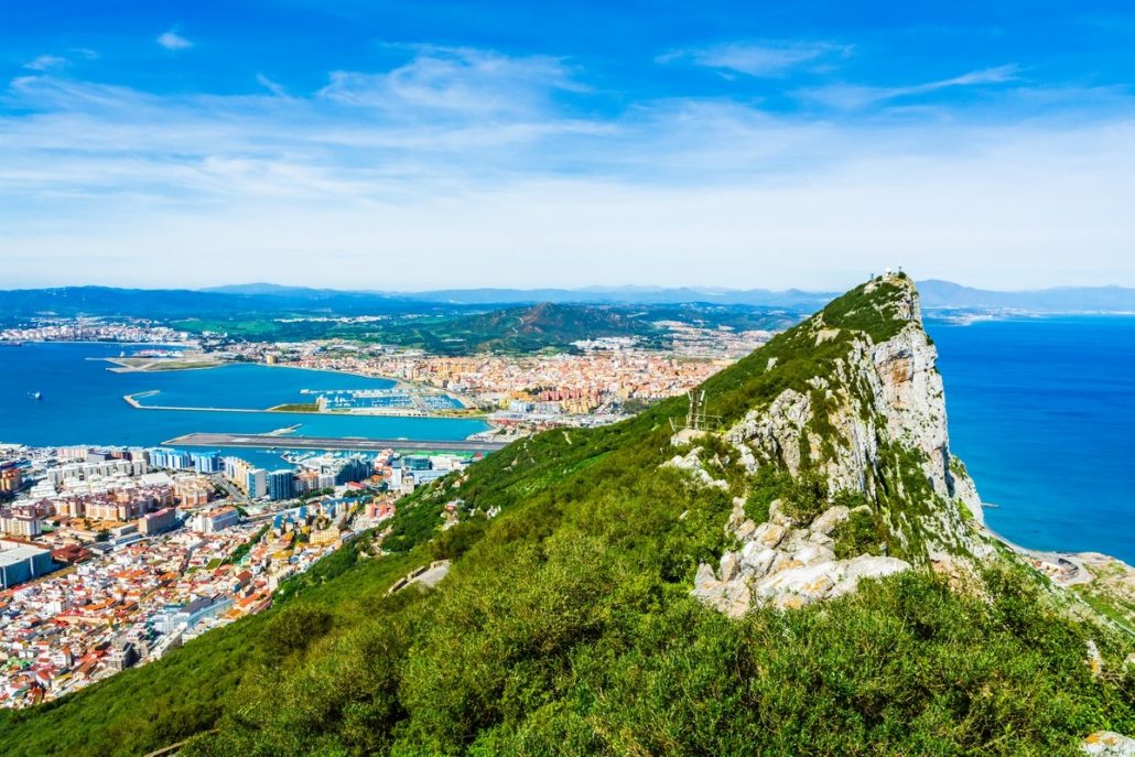 Gibraltar Private Jet Charter View