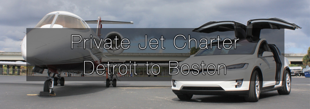Private Jet Charter Detroit to Boston
