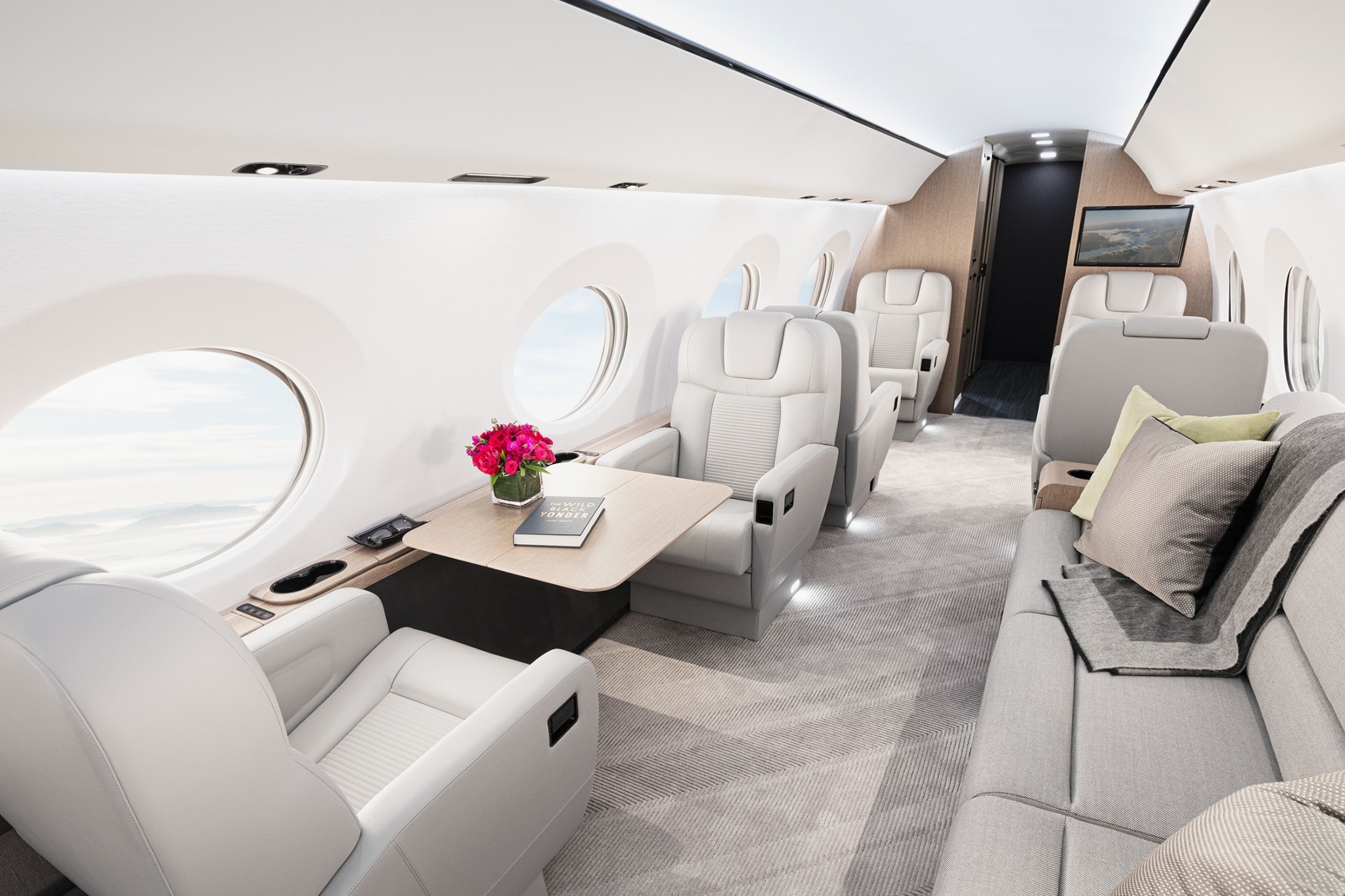 Private Jet Charter Gulfstream G-400 (G-IV) interior