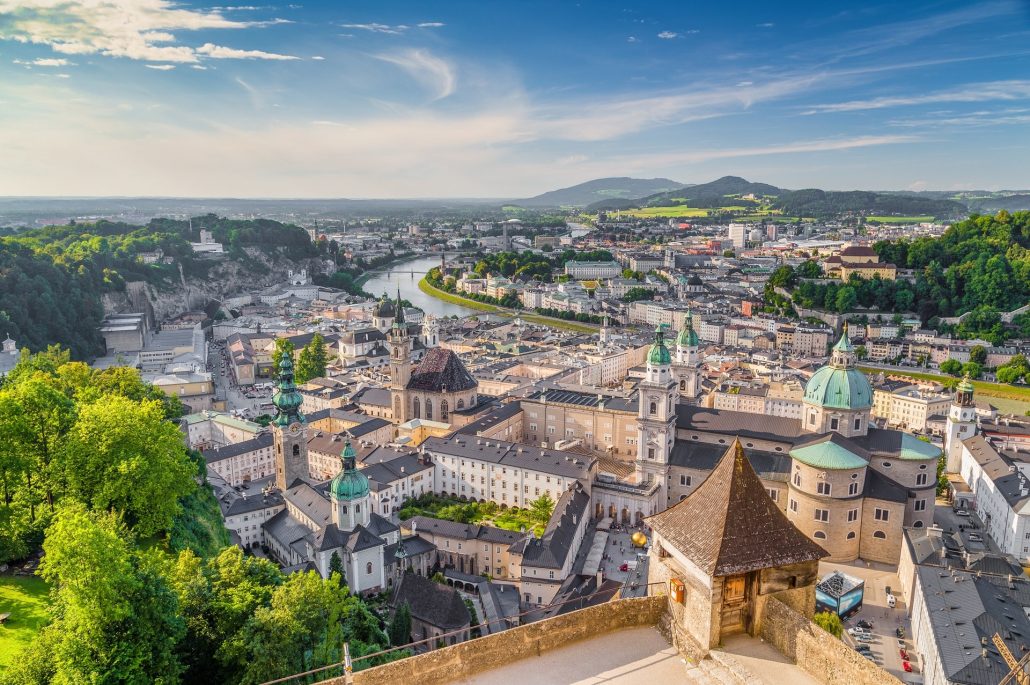 Salzburg Private Jet Charter Sky View