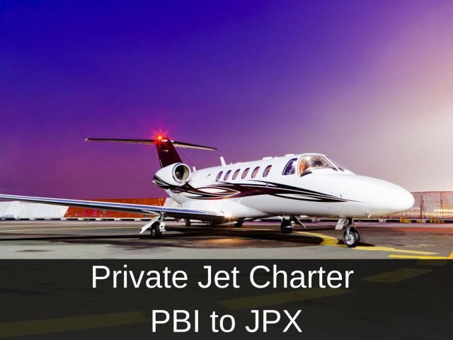 Private Jet Charter from PBI to JPX