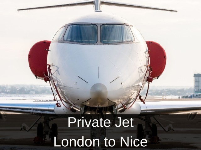 Private Jet from London to Nice