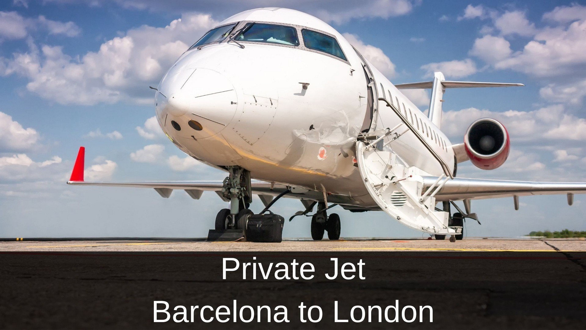 Private Jet from Barcelona to London