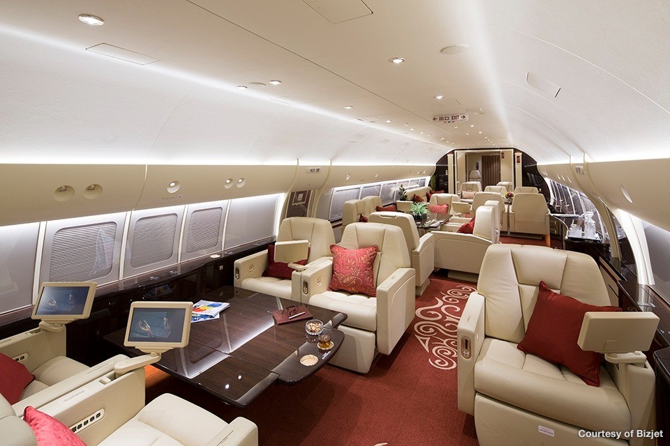 Boeing Business Jet Interior