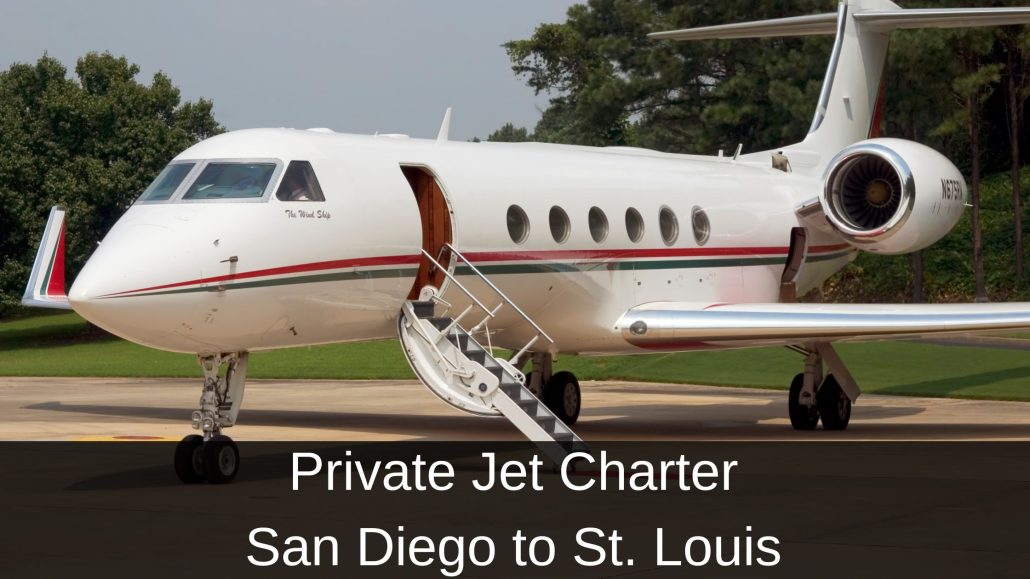 Private Jet Charter San Diego to St. Louis