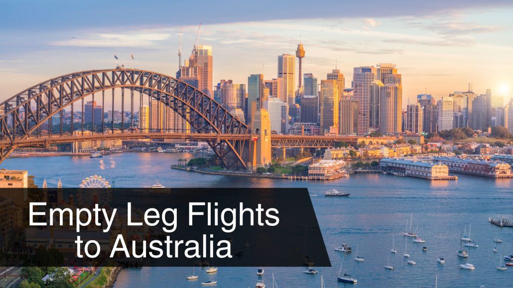 Empty Leg Flights to Australia