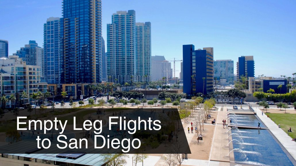 Empty Leg Flights to San Diego