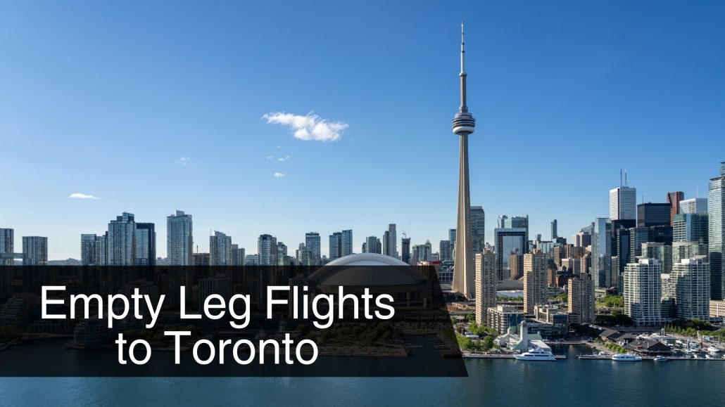 Empty Leg Flights to Toronto